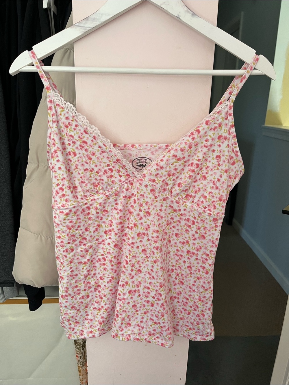 Pink Floral PJ Set